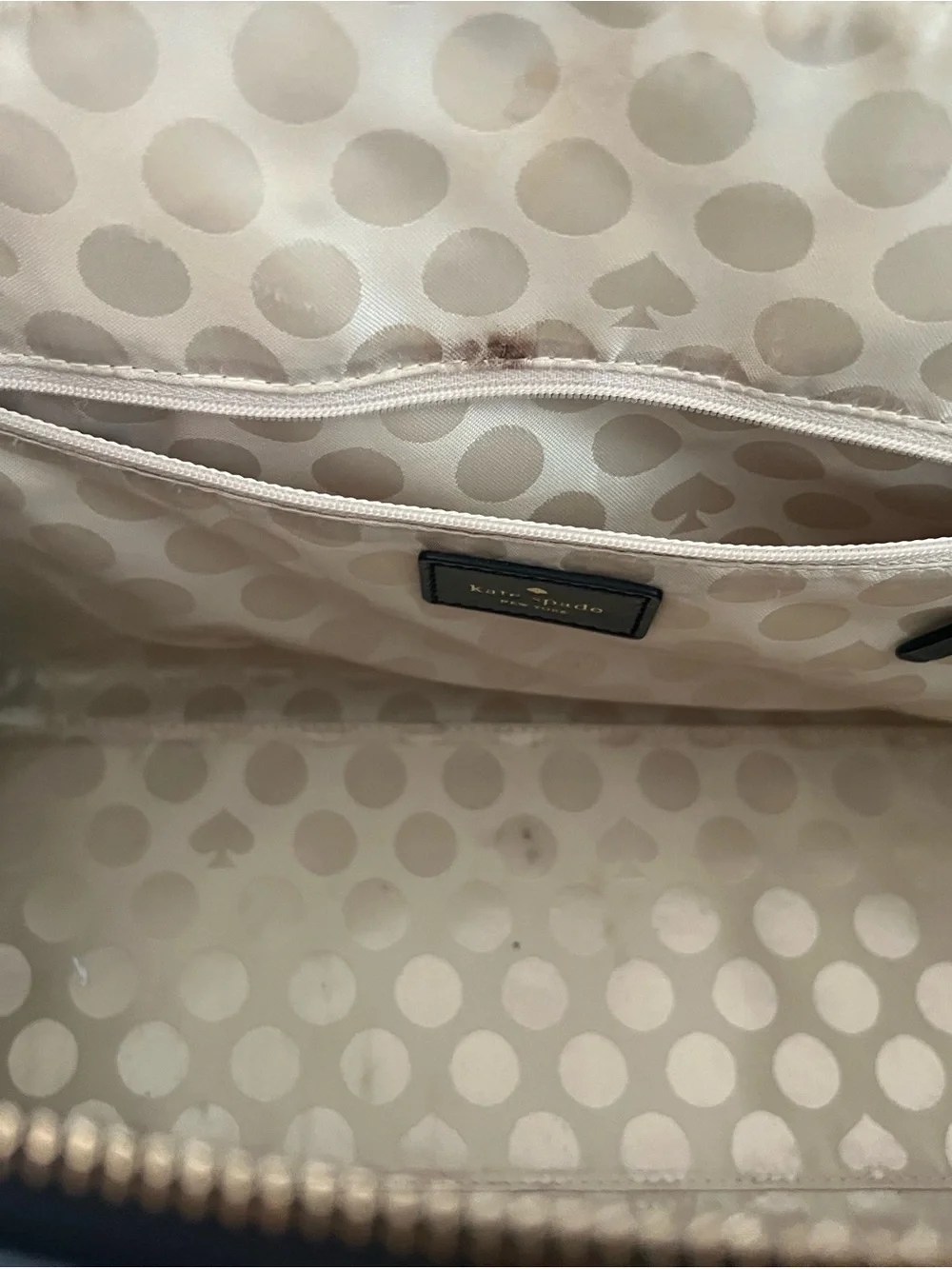kate spade Mint Green Perforated Leather Satchel with Gold Hardware